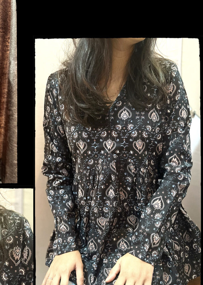 Ebony Heritage Paisley Tunic